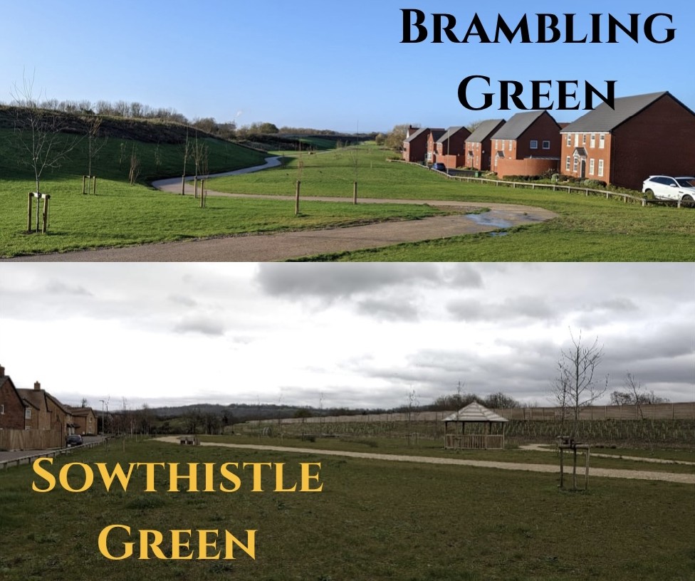 Images of Brambling Green and Sowthistle Green