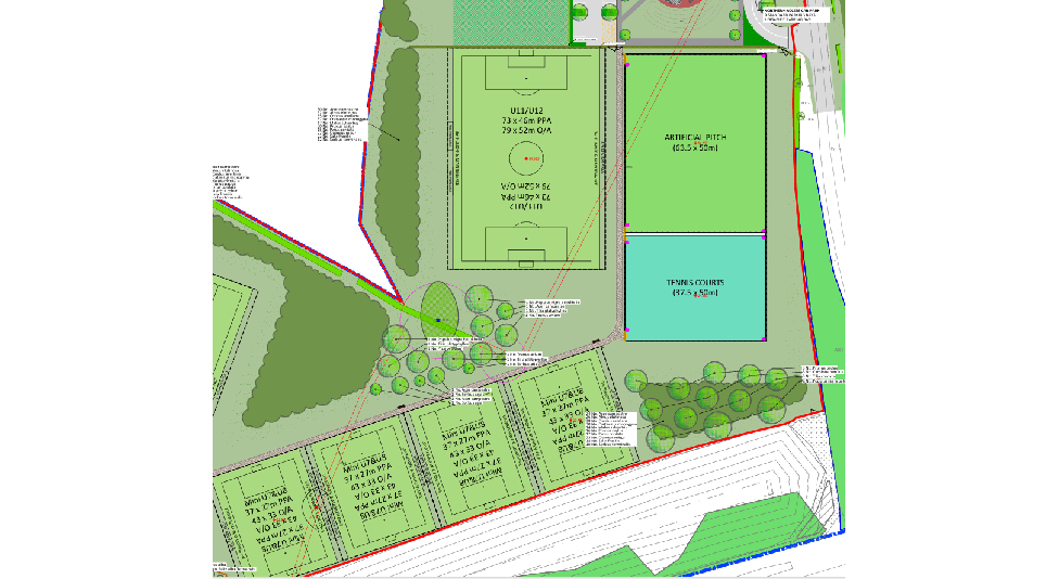 Sports pitches