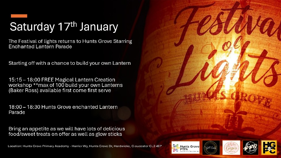 Poster for Festival of Lights. All details in text.